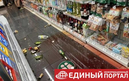 Опубликованы видео землетрясения в Токио