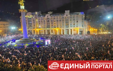 В Тбилиси проходит масштабная акция с требованием освободить Саакашвили
