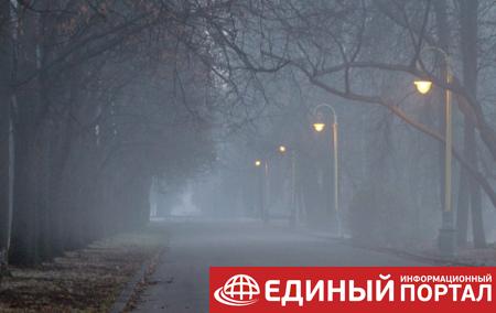 Москву накрыл густой туман