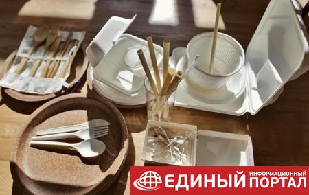 Португалия ввела запрет на одноразовый пластик