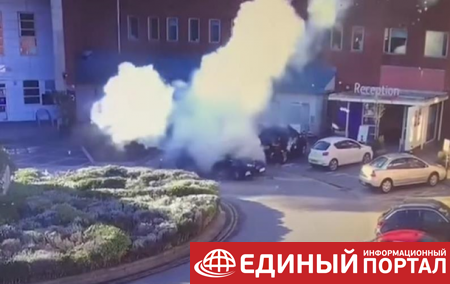 Появилось видео момента взрыва авто в Ливерпуле