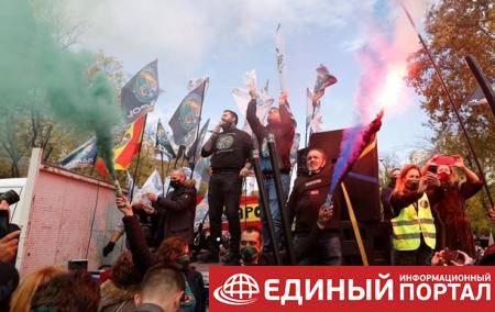 В Мадриде протестовали полицейские