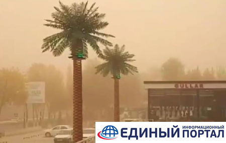 В Ташкенте бушевала мощная песчаная буря