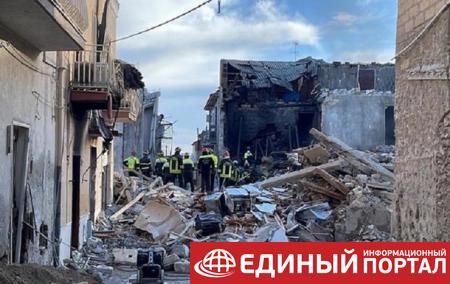 Число жертв при взрыве в доме на Сицилии выросло