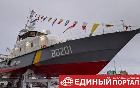 Во Франции спустили на воду катер для охраны морских границ Украины