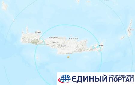 Возле Крита произошло сильное землетрясение