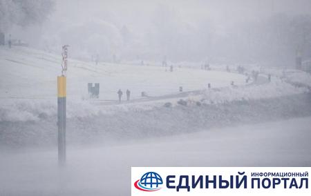 На востоке Германии из-за непогоды погиб человек