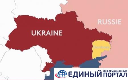 Во Франции телеканал показал карту с "российским" Крымом