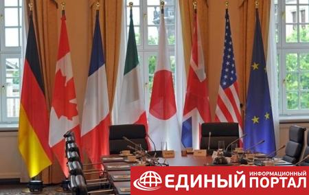 G7 предостерегли РФ от вторжения в Украину