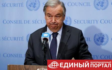 Генсек ООН дал оценку ситуации на Донбассе