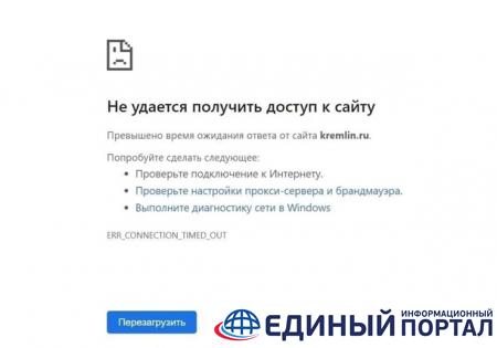 Хакеры взломали сайт Кремля