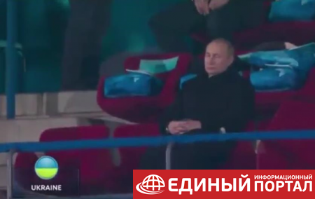 Появилось видео сонного Путина на Олимпиаде