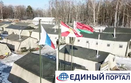 Россия показала свой военный лагерь в Беларуси