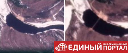 В Беларуси исчез недавно построенный понтонный мост - СМИ