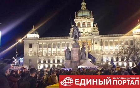В Праге и Берлине прошли акции в поддержку Украины